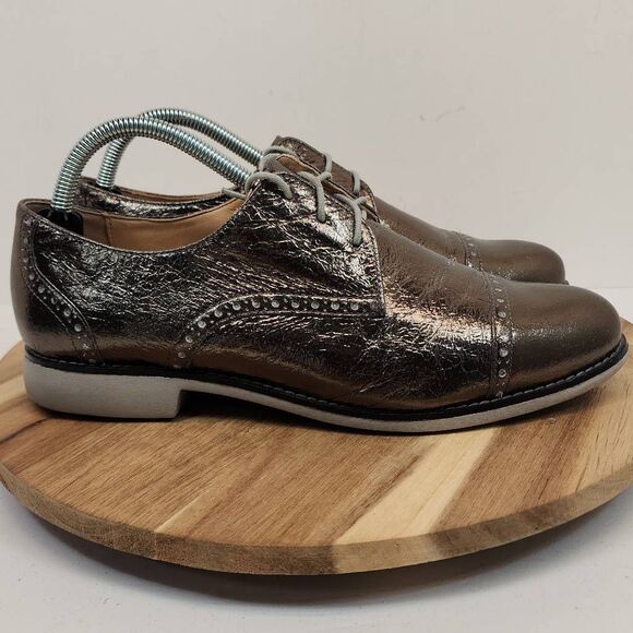 Cole Haan Shoes - Cole Haan Gramercy Derby Bronze Women's Size 10 C
